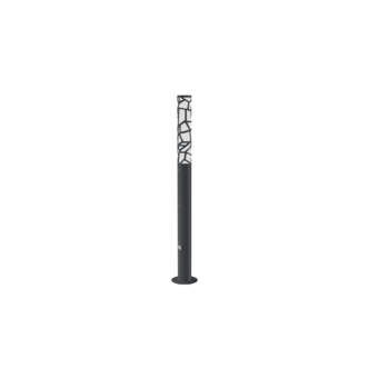 L-park PILLAR 2,4/40/С/840/03/PKII-71/220AC IP66 RAL9005 Муар - светодиодный светильник Ledel